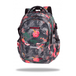 Mochila escolar DUO Coral Hibiscus