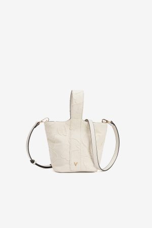 Bolso pequeño beige floral