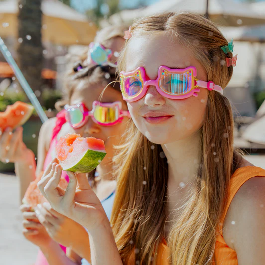 Gafas natación gato rosa Plush Paw Bling2o - Imagen 5