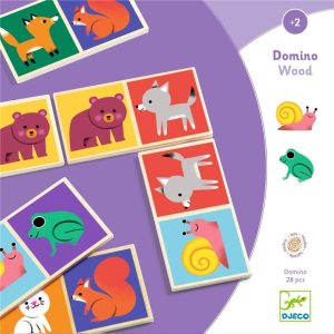 Juegos educativos Domino Wood FSC